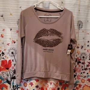 NWT Hard Rock Long Sleeve Top